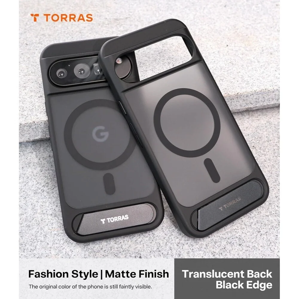 TORRAS Magnetic & Stand for Google Pixel 10 Pro XL Case, Slim Military Grade Pro